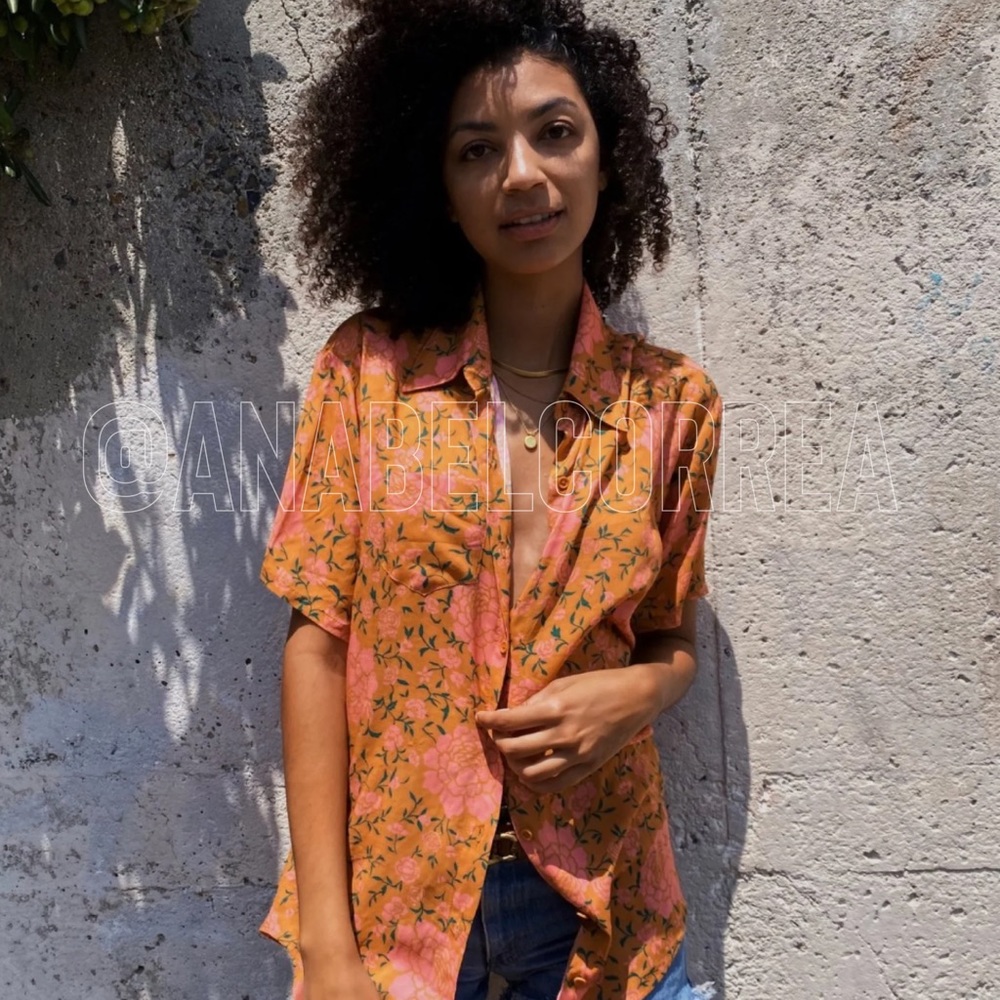 NWT Novella Royale Copper Flamenco Kingman Shirt M/L